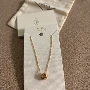 Flex knot stainless steel necklace